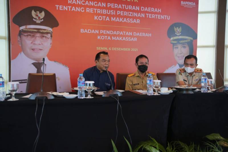 Bapenda Makassar Gelar Uji Publik RPD Tentang Retribusi Perizinan Tertentu