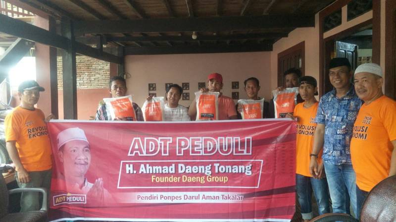Lagi, ADT Peduli Salurkan Bantuan untuk Korban Abrasi Tiga Desa di Galesong