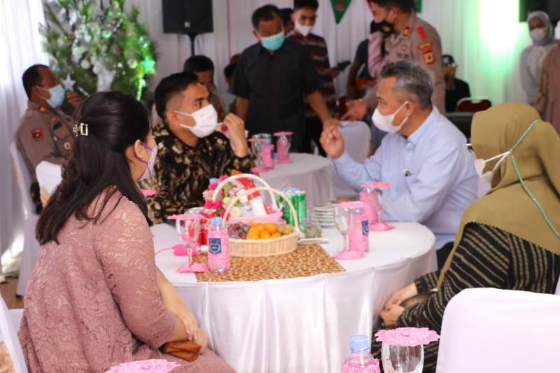 Perayaan Natal Kapolres Lutim, Bupati Sampaikan Apresiasi Atas Target Vaksinasi