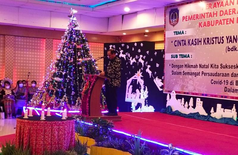 Wabup Kolaka Imbau Umat Kristen Tetap Menjaga Kamtibmas