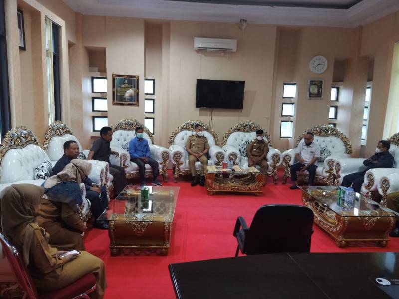 Bupati dan pimpinan Baznas Enrekang terima kunjungan Kabag kesra dan pimpinan Baznas Sidrap