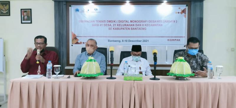 KOMPAK Dukung Program Pemkab Bantaeng "BANTAENG SATU DATA"