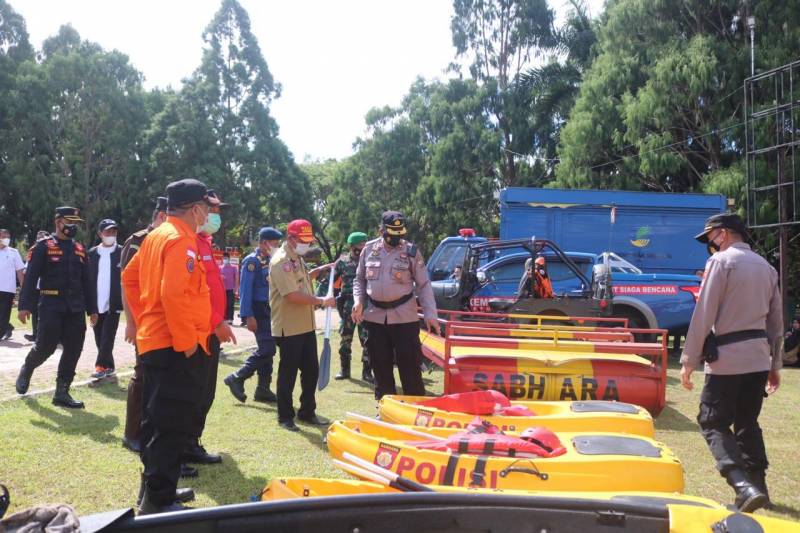 Siaga Bencana, Tim Gabungan BPBD Luwu Timur Gelar Apel Siaga dan Peralatan