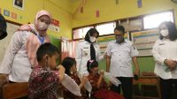 Wawali Fatmawati Rusdi Tinjau Pelaksanaan PTM GeNose Siswa Tingkat SD