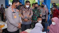 Kapolda Sulsel Tinjau Vaksinasi Massal di Maros