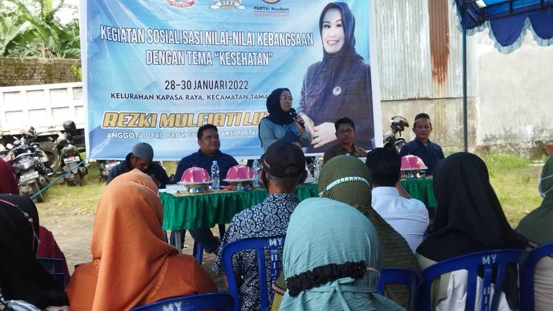 Rezki Lutfi, Anggota DPRD Sulsel Sosialisasi Nilai-Nilai Kebangsaan