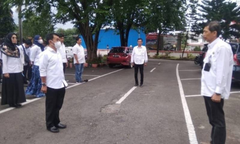 Sekretariat DPRD Rutin Apel Pagi dan Sore