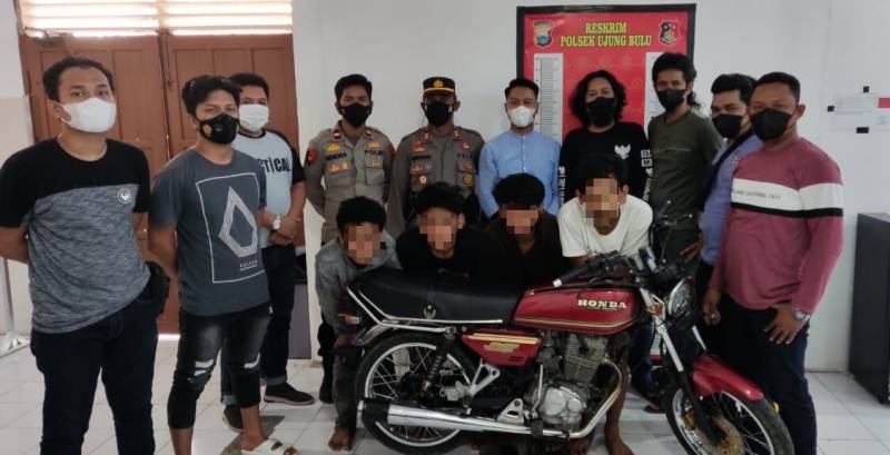Empat Anak di Bawah Umur Curi Motor