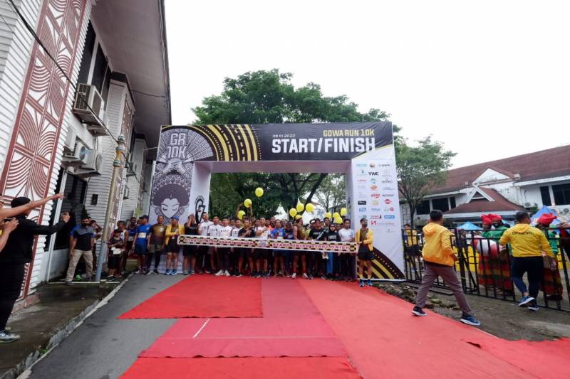 1.200 Pelari Ikut Event Gowa Run 10K 2022