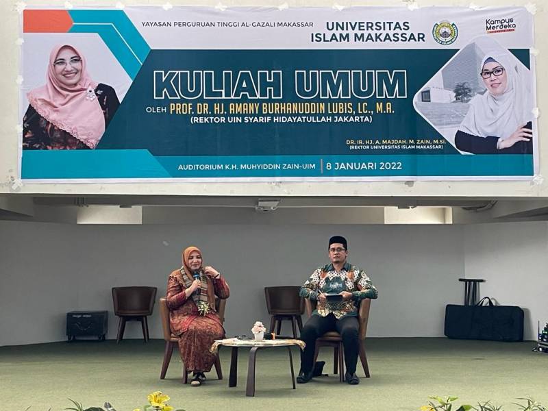 Rektor UIN Jakarta Beri Kuliah Umum dan MoU di UIM, Beri Apresiasi Kepemimpinan Majdah
