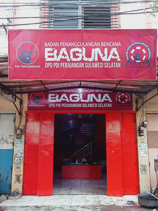 Bertepatan HUT ke-49, Baguna PDIP Sulsel Resmi Miliki Sekretariat