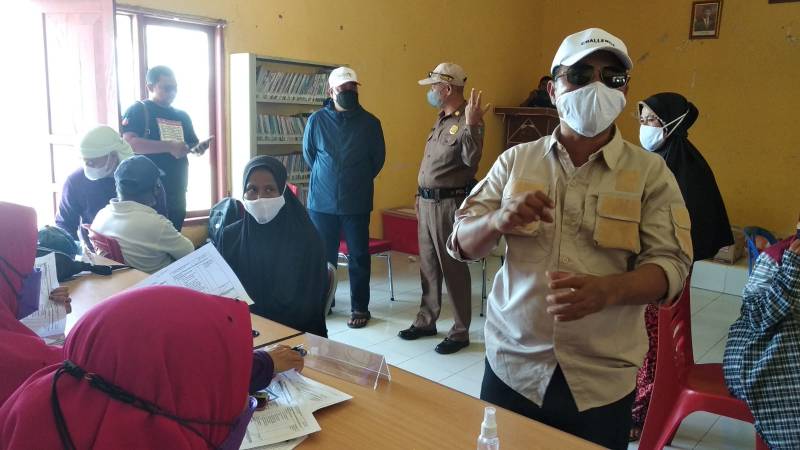 Pantau Gebyar Vaksin, Sekda Selayar Bersama Rombongan Tiba di Kecamatan Pasilambena 