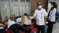 Kerjasama dengan PMI Sulsel, Perumda Air Minum Kota Makassar Rutin Gelar Donor Darah
