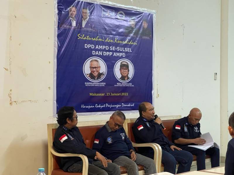 Panaskan Mesin Politik, AMPD Sulsel Kumpul Pengurus Kabupaten/Kota