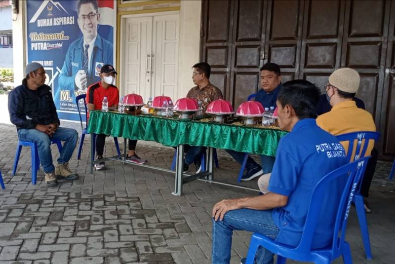 Camat Tamalanrea Silaturahmi dengan M Yahya, Anggota DPRD Kota Makassar