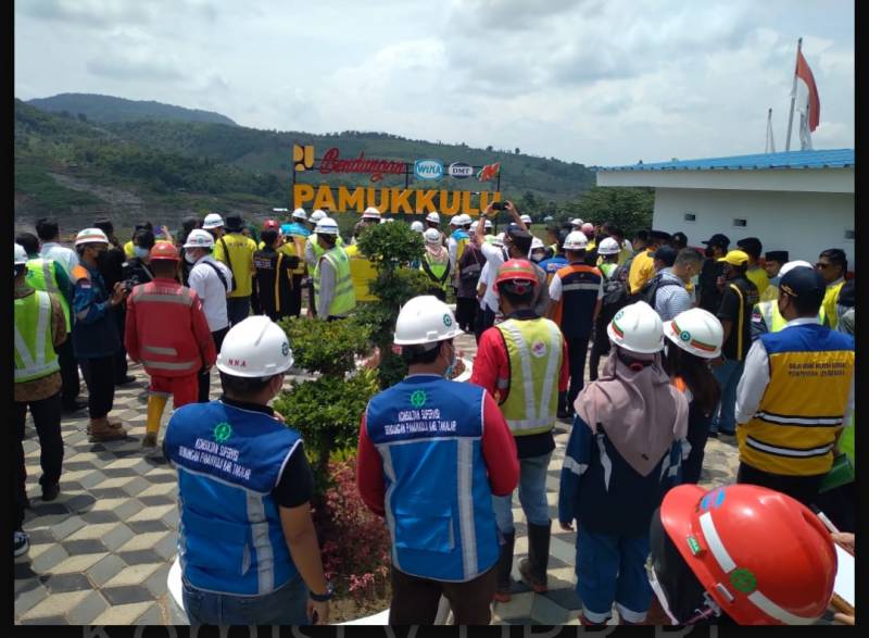 Komisi V DPR RI Berkunjung Ke Bendungan Pammukkulu Takalar, Rampung Tahun 2024