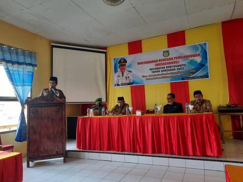 Wabup Buka Musrenbang Tingkat Kecamatan Bontosikuyu