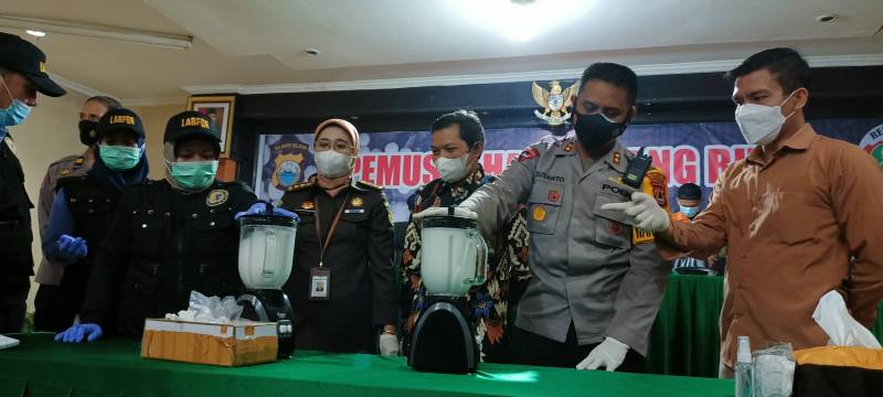 Polrestabes Musnahkan Ratusan Gram Sabu