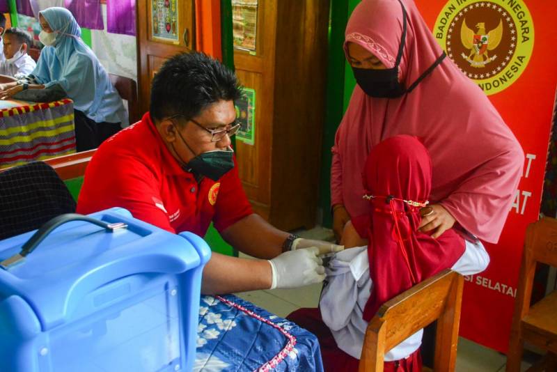 BIN Dukung Percepatan Vaksinasi Covid-19 di Sidrap