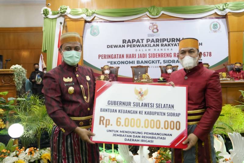 678 Tahun Sidrap, Andi Sudirman Kucurkan Rp66 M untuk Pembangunan Sidrap