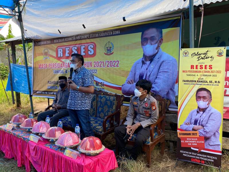 Di Bontonompo, Rangga Mengaku Siap Perjuangkan Aspirasi Masyarakat
