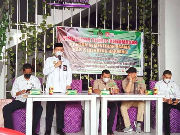 Kemenag Sidrap Gelar Bimtek Kehumasan dan Jurnalistik 