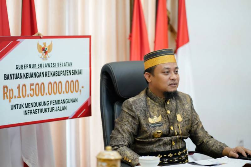 458 Tahun Sinjai, Andi Sudirman Berikan Bantuan Keuangan Rp10,5 M
