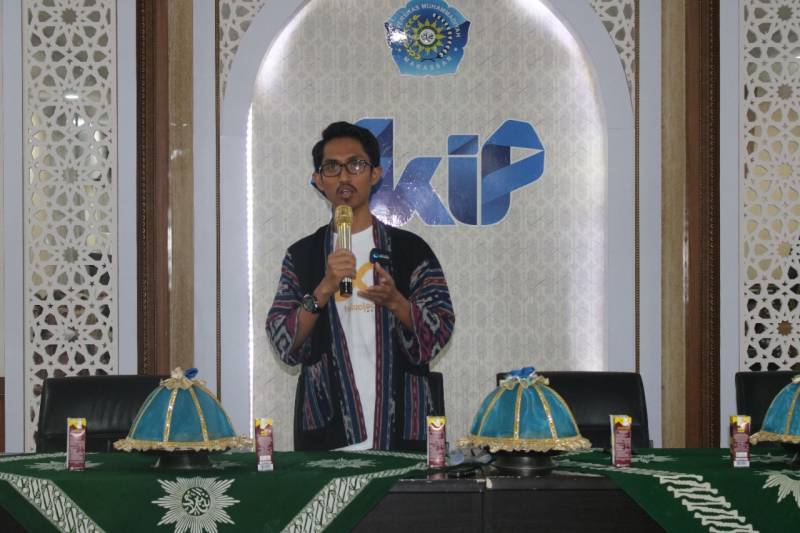 Konten Kreator Rijal Djamal Motivasi Mahasiswa Pendidikan Sosiologi Unismuh untuk Berwirausaha