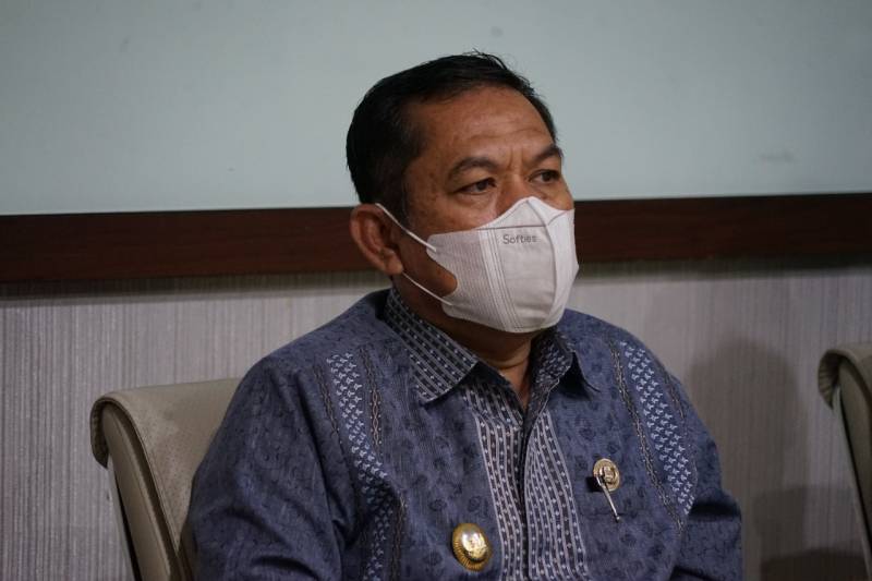 Wabup Sidrap Hadiri Sosialisasi Kemendagri Soal Percepatan Pelaksanaan Retribusi Persetujuan Bangunan Gedung Secara Virtual