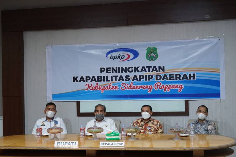Bupati Sidrap Terima Kunjungan Kerja Kepala Perwakilan BPKP Sulsel