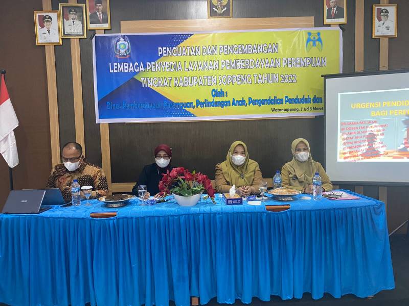 Kuatkan dan Kembangkan DP3APPKB Soppeng dengan Orientasi Politik Pada Perempuan
