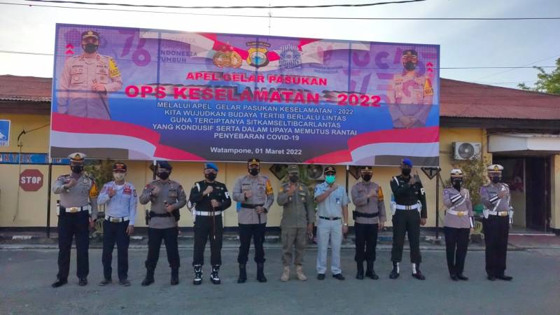 Danyon C Pelopor Siap Dukung Polres Bone Operasi Keselamatan