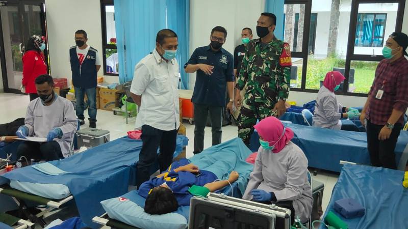 Kerjasama PMI Makassar Gelar Donor Darah, Kampus IPDN Sulsel Berhasil Sumbang 91 Kantong Darah
