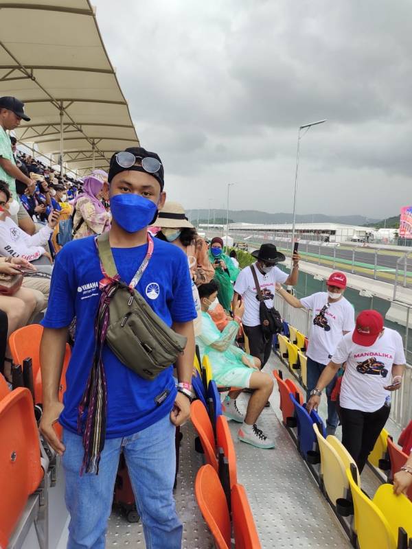 Arqam Bangga Ikut Nonton MotoGP di Mandalika Bareng PT SJAM
