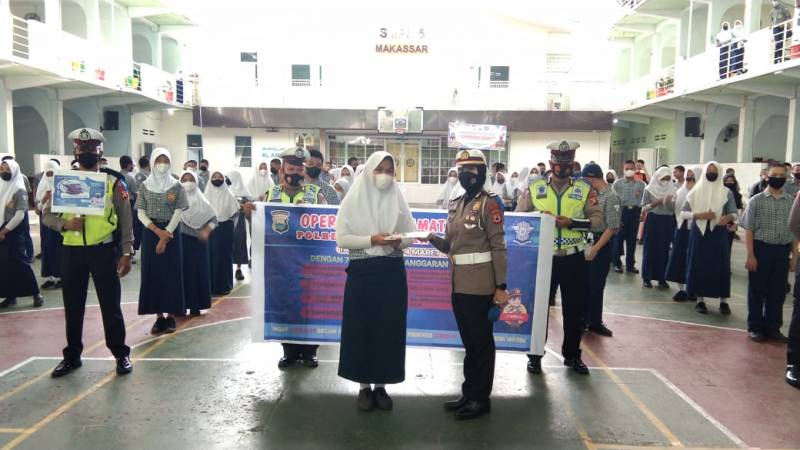 Ops Keselamatan, Satlantas Polres Pelabuhan Kampanye Budaya Tertib Berlalu Lintas