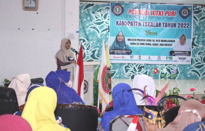 IGTKI PGRI Takalar Gelar Porseni