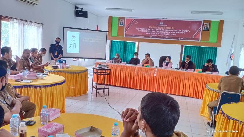 Gelar Rakor PDPB, Ini Kata Ketua KPU Enrekang