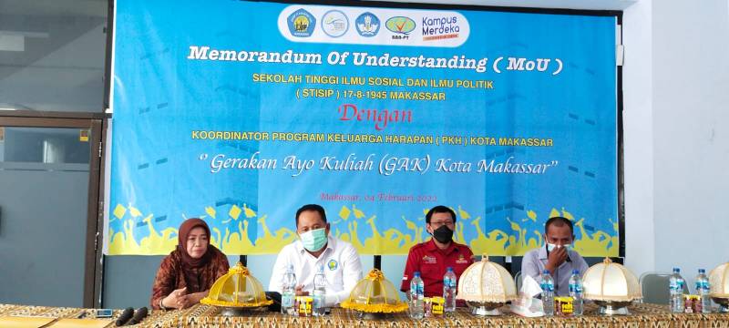 STISIP Dukung Gerakan Ayo Kuliah Anak KPM PKH Makassar