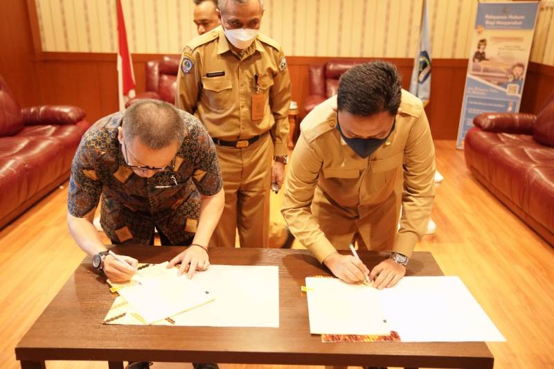 LSP Ingin Jadikan SMPN 1 Tompobulu Sebagai Pusat Literasi 