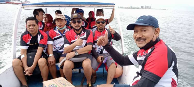 Komunitas Pasapeda P3CC berwisata di Pantai Gusung Tallang
