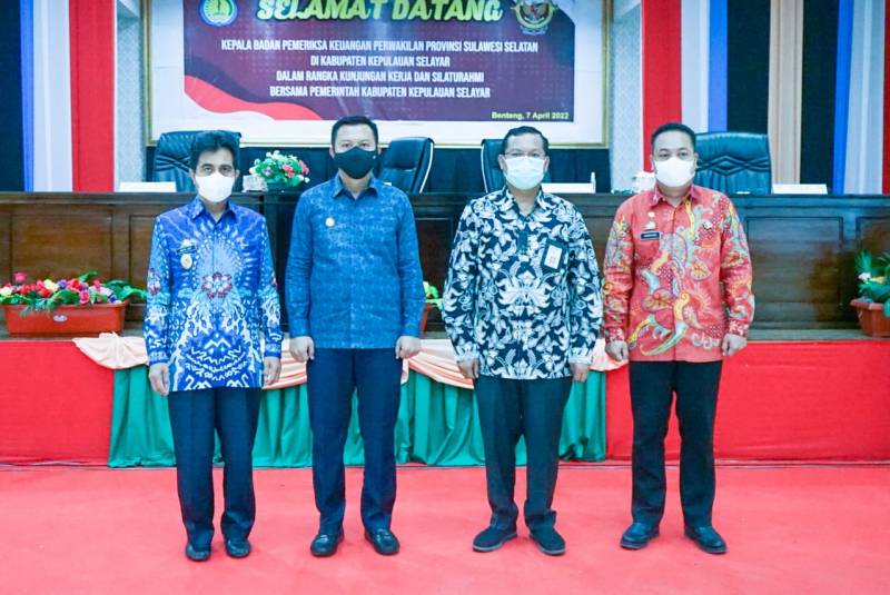 Bupati dan Wabup Sambut Silaturahmi Kepala BPK Perwakilan Provinsi Sulsel