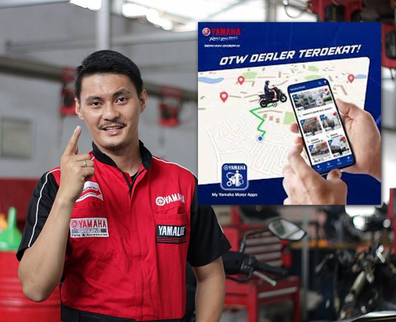 Beri Diskon Service Motor Sebelum Mudik dengan Aplikasi My Yamaha