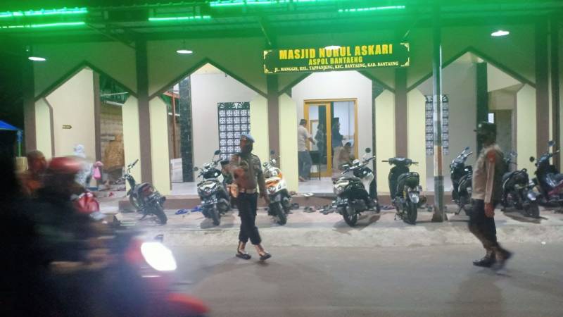 Beri Rasa Aman Beribadah, Polres Bantaeng Laksanakan Pengamanan dan Patroli