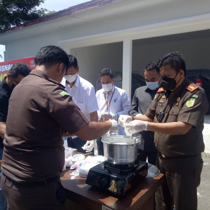 Kejari Luwu Musnahkan BB Sabu Seberat 58 Gram
