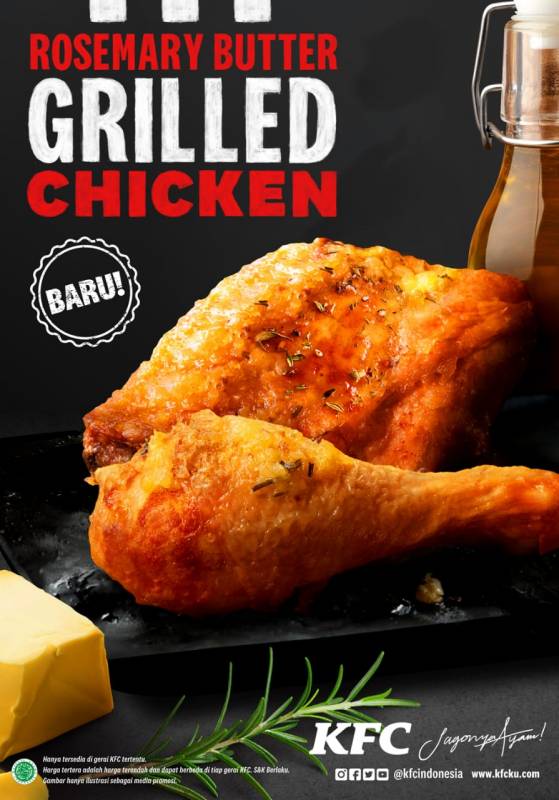 KFC Indonesia Hadirkan Menu Baru Rosemary Butter Grilled Chicken dan Perluas Keberadaan Classic Menu