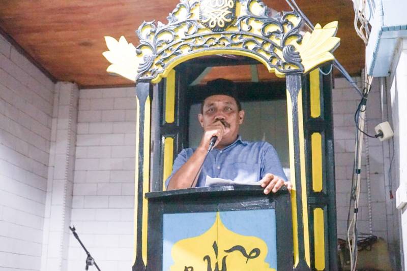 Safari Ramadan, Kadis Kominfo Selayar Hadir Mengisi Pesan Pembangunan di Masjid Baiturahhim