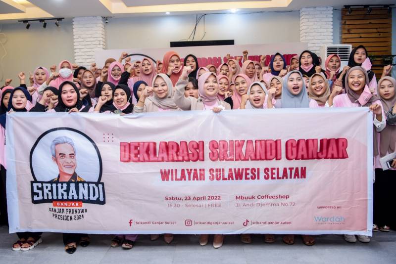 Srikandi di Sulsel Gemakan Ganjar Presiden 2024: Dukung Perempuan Milenial Berkembang