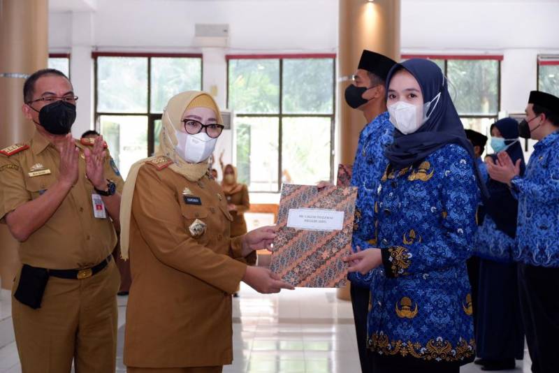 Ratusan CPNS Pemkab Gowa Terima SK 