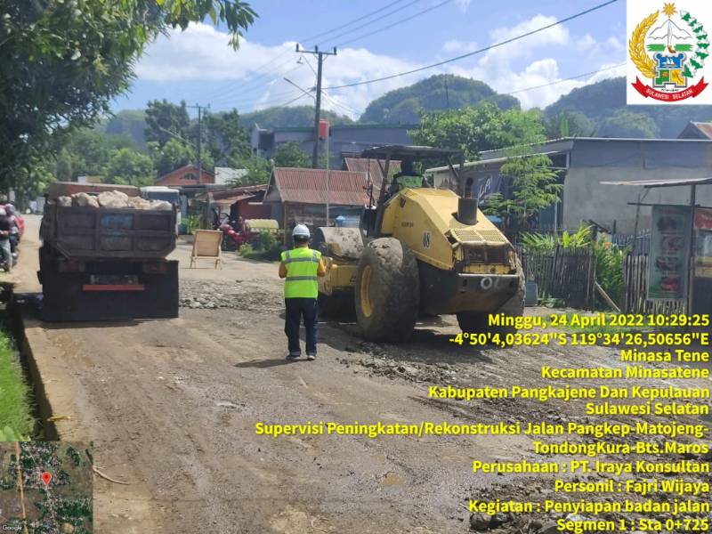 Masuk Prioritas Gubernur, Ruas Minasatene Pangkep Mulai Dikerjakan