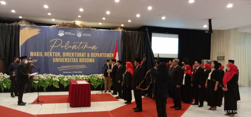 Prof. Batara Minta Para Wakil Rektor yang Dilantik Untuk Sama-sama Majukan Unibos